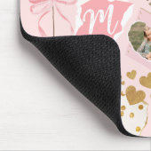 Best Mom Ever Mother's Day Scrapbook Photo Collage マウスパッド (コーナー)