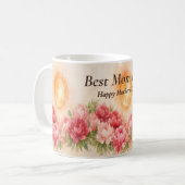Best Mom Ever Mug 11oz | Happy Mother’s Day Gift コーヒーマグカップ (正面左)
