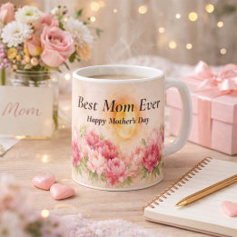 Best Mom Ever Mug 11oz | Happy Mother’s Day Gift コーヒーマグカップ