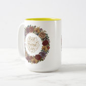 BEST MOM EVER MUG DESIGN, SUBLIMATION DESIGN  ツートーンマグカップ (正面左)