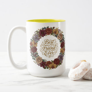 BEST MOM EVER MUG DESIGN, SUBLIMATION DESIGN  ツートーンマグカップ