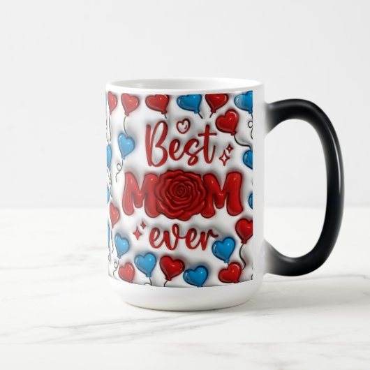 Best mom ever mug design, Sublimation design. モーフィングマグカップ (右)