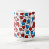 Best mom ever mug design, Sublimation design. モーフィングマグカップ (中央)
