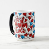 Best mom ever mug design, Sublimation design. モーフィングマグカップ (正面左)