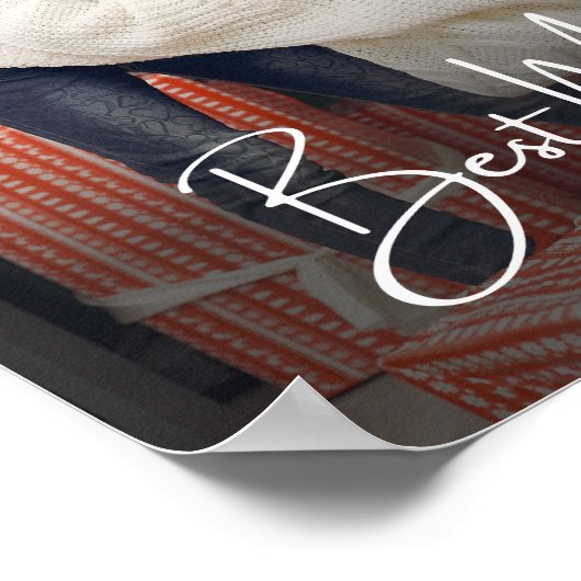 Best Mom Ever Personalized Photo ポスター (角)