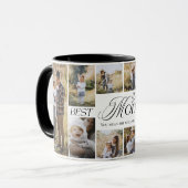Best Mom Ever Personalized Photo Collage keepsake マグカップ (正面左)