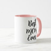 Best Mom Ever Personalized Photo Mug マグカップ (正面右)