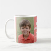 Best Mom Ever Personalized Photo Mug Gift コーヒーマグカップ (左)