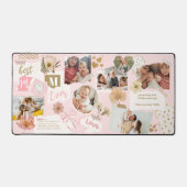 Best Mom Ever Personalized Scrapbook Photo Collage デスクマット (正面)