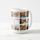 Best Mom Ever Photo Collage Mug Gift コーヒーマグカップ (正面右)