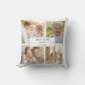 Best Mom Ever Photo Collage Pillow クッション (正面)