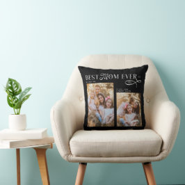 Best Mom Ever Photos Heart Mothers Day Gifts クッション