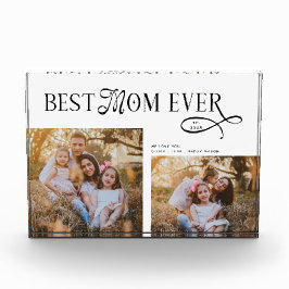 Best Mom Ever Photos Heart Mothers Day Gifts フォトブロック