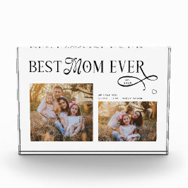 Best Mom Ever Photos Heart Mothers Day Gifts フォトブロック