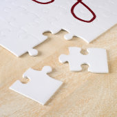 Best mom ever red love Spanish border stylish  ジグソーパズル (側面)