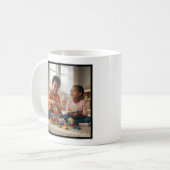 Best Mom Ever Retro Groovy 1 Photo Keepsake コーヒーマグカップ (正面左)