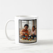 Best Mom Ever Retro Groovy 1 Photo Keepsake コーヒーマグカップ (左)