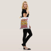 Best Mom Ever Retro Groovy Tote Bag トートバッグ (モデル)