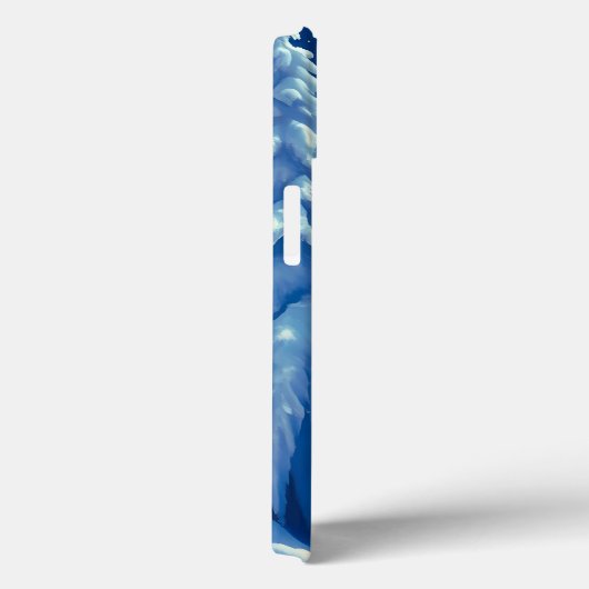 Best Mom Ever Snowy Scene iPhone Case Case-Mate iPhoneケース (裏面 / 右)