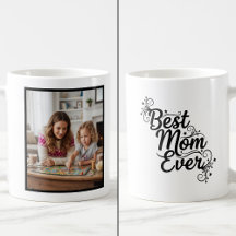 Best Mom Ever Sparkling Stars 1 Photo Keepsake