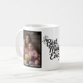 Best Mom Ever Sparkling Stars 2 Photo Keepsake コーヒーマグカップ (正面左)