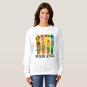 Best Mom Ever Sunflower Watercolor Sweatshirt - Mo スウェットシャツ (正面フル)