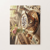 Best Mom Fuel Cozy Coffee Moment ジグソーパズル (縦)