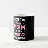 Best Mom in the world コーヒーマグカップ (正面左)