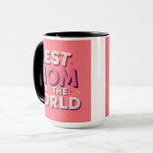 Best Mom In The World Mug  マグカップ (正面左)