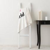 Best mom in the world  Sherpa Blanket Throw  シェルパブランケット (インサイチュ)