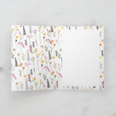 Best mom mother day 15 photo pressed flowers カード (内部)