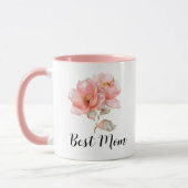 Best Mom Mothers Day Gift - Boho Rose マグカップ (左)