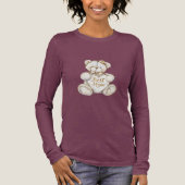 Best Mom Mother's Day Teddy Bear トライブレンドＴシャツ (正面)