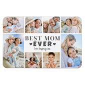 Best Mom Photo Collage マグネット (横)