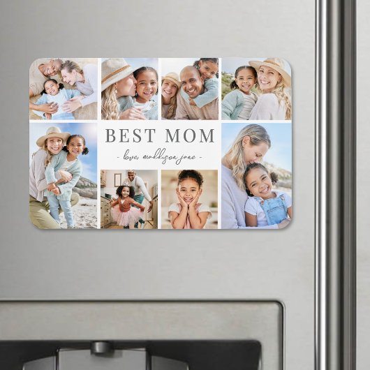 Best Mom Photo Collage マグネット