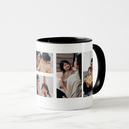 Best Mom Photo Collage Mug マグカップ (正面右)