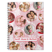 Best Mom’s Notes | Pink Retro Photo Notebook  ノートブック (正面)
