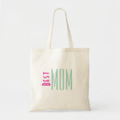 Best Mom Scripted Tote Bag トートバッグ (正面)