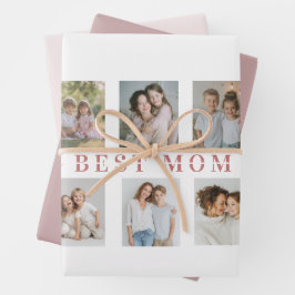 Best Mom Wrapping Paper | Custom Photos ラッピングペーパーシート