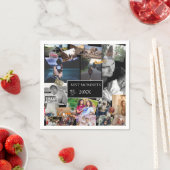 Best Moments  New Year Photo Collage  スタンダードカクテルナプキン (インサイチュ)
