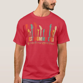 Best Mommy Ever Guitar Lover Funny Guitarist Mothe Tシャツ