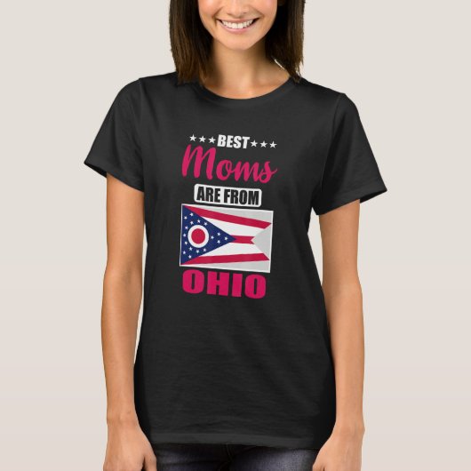 Best Moms are from Ohio Tシャツ (正面)