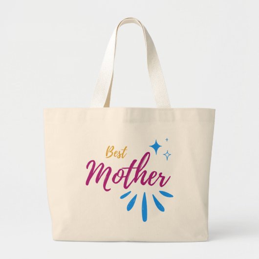 Best Mother Large Tote Bag ラージトートバッグ (正面)