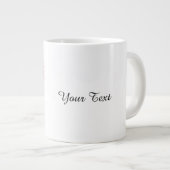 Best Mum Aquarell Blumenherz Design ジャンボコーヒーマグカップ (正面右)