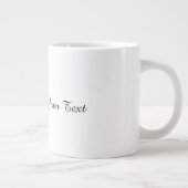Best Mum Aquarell Blumenherz Design ジャンボコーヒーマグカップ (右)