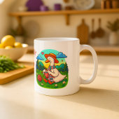 Best Mum Cute Knitting Goose Coffee Mug コーヒーマグカップ
