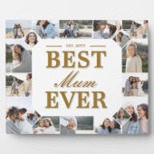 Best Mum Ever Father's Day Photo Frame Collage フォトプラーク (正面)