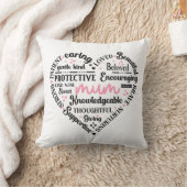 Best Mum Ever: Mother's Day & Birthday Heart Word クッション (ブランケット)