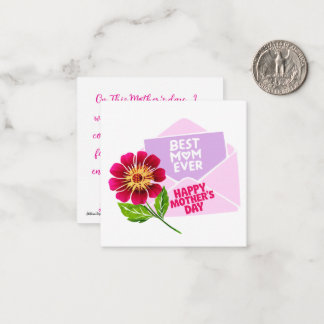 Best Mum Ever Mothers day greetings ノートカード