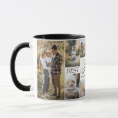 Best Mum Ever Personalized Photo Collage keepsake マグカップ (左)